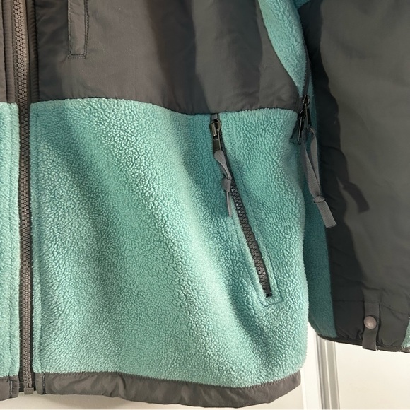 The North Face Women’s Denali Polartec Fleece Jacket Gray Teal Medium - Picture 13 of 14